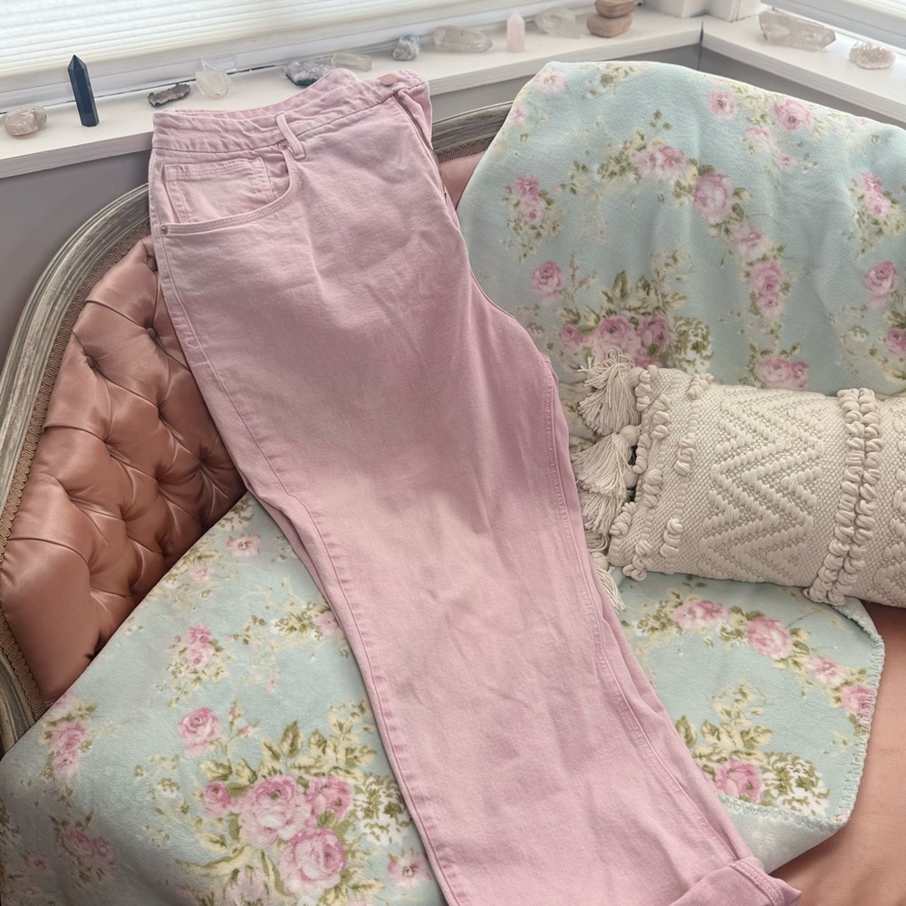Good American Light Pink Denim